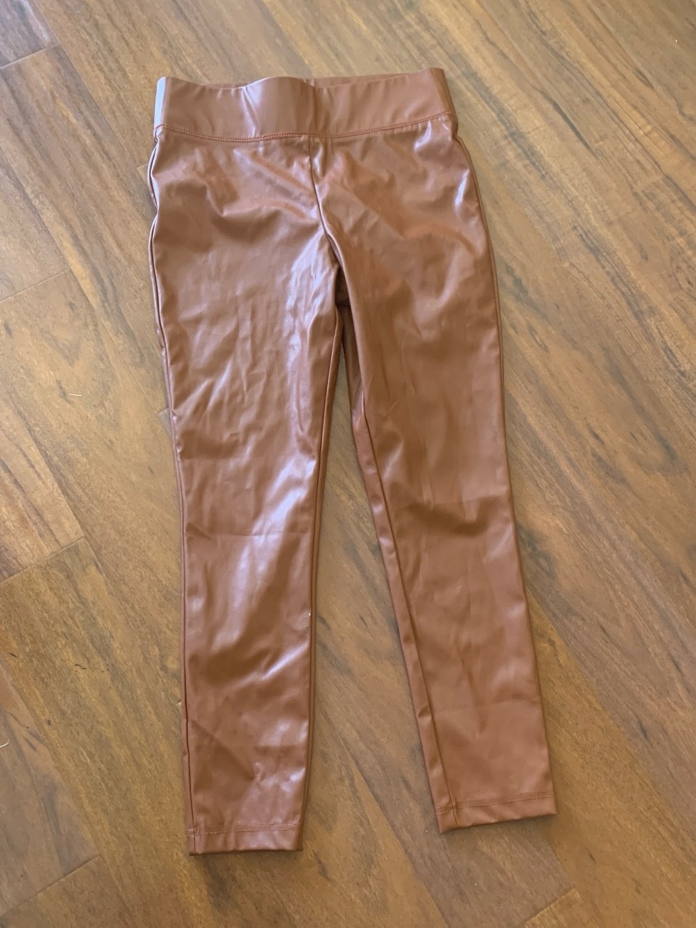 Morgan Taylor tan faux skinny pants , in excellent condition